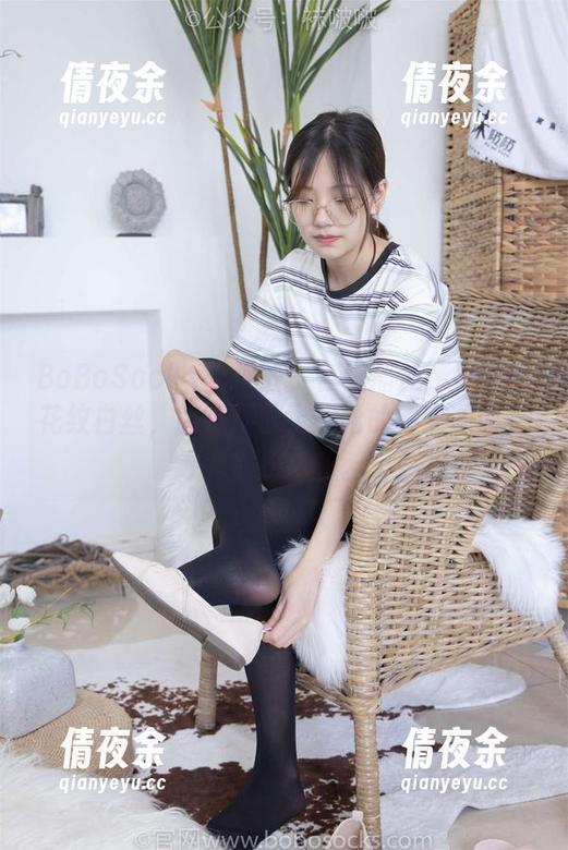 BoBoSocks袜啵啵 - 在线播放：小沫的花纹白丝，脚尖加固上天给的完美画面！真够极致的。