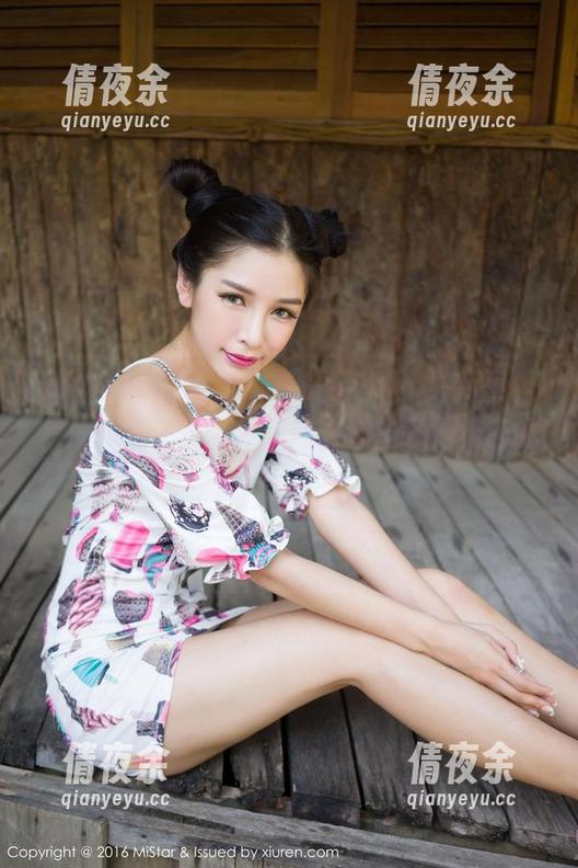 MiStar魅妍社 - 刘懿萱Yoyo最新写真集：瑜伽——看她是怎么在垫子上卖萌的！